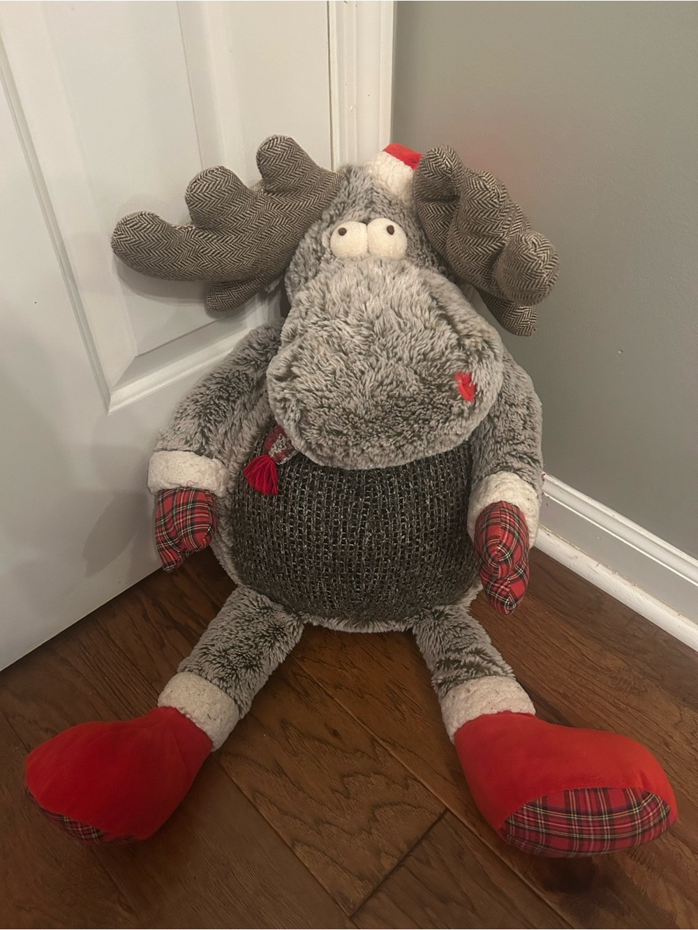 G.I.L.I. Jill Martin BumbleBella 26" Marty The Moose Holiday Plush Buddy QVC